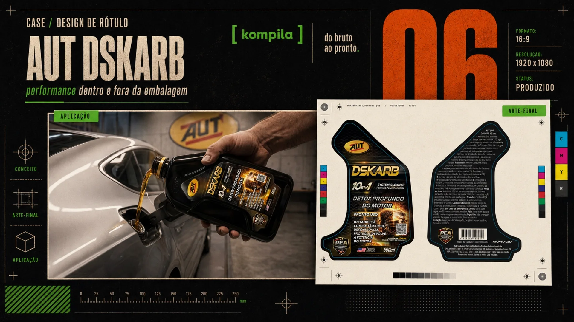 Case de embalagem DSKARB para AUT
