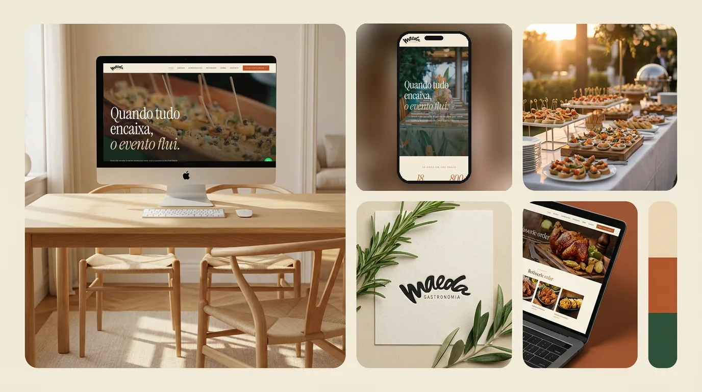 Maeda Gastronomia: Site e marca