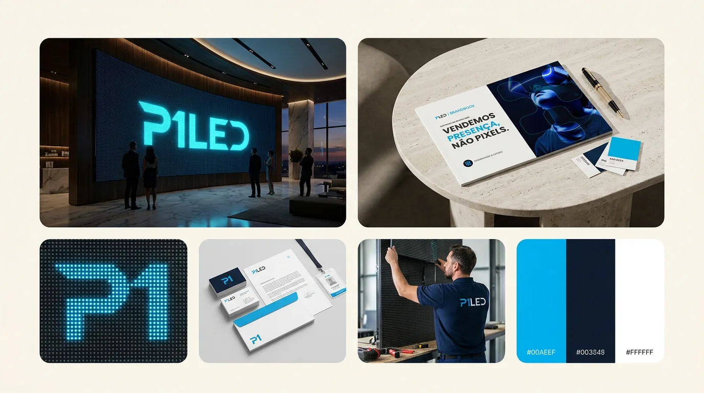 P1LED: Identidade de marca