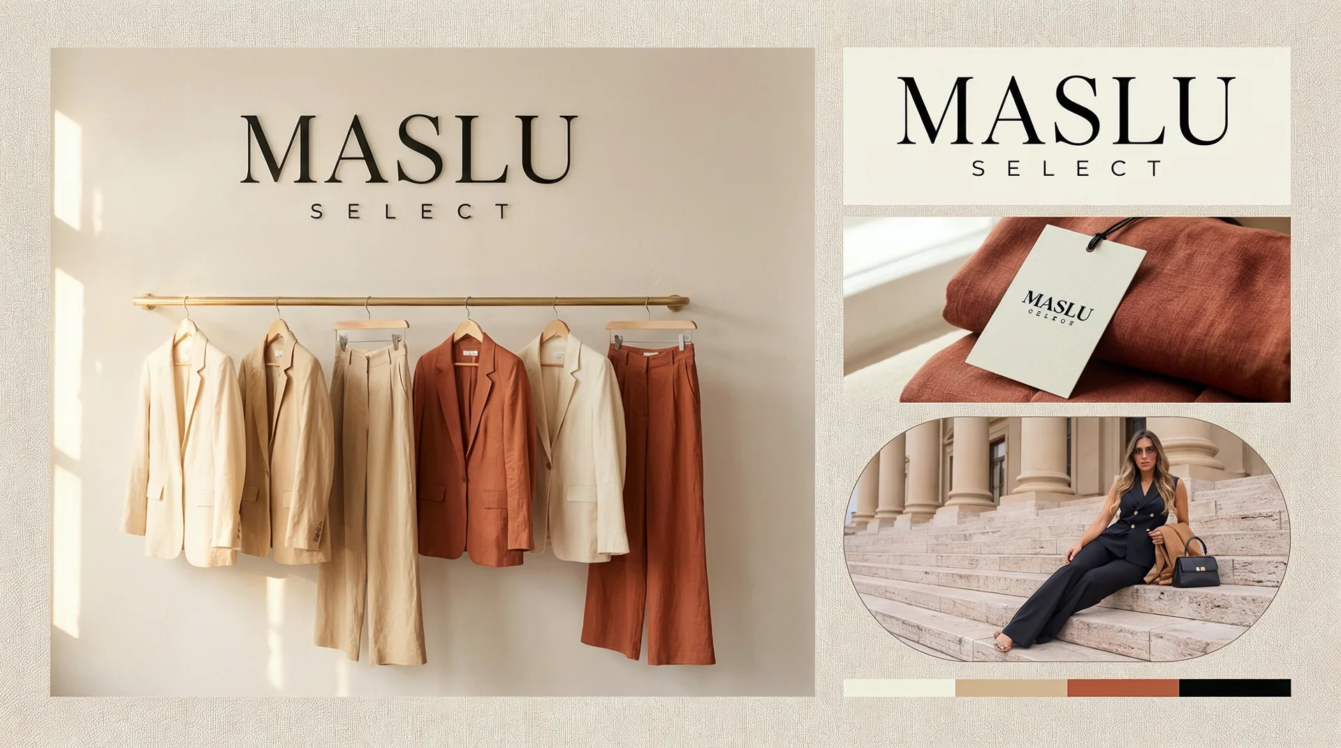 Maslu Select: Marca e loja