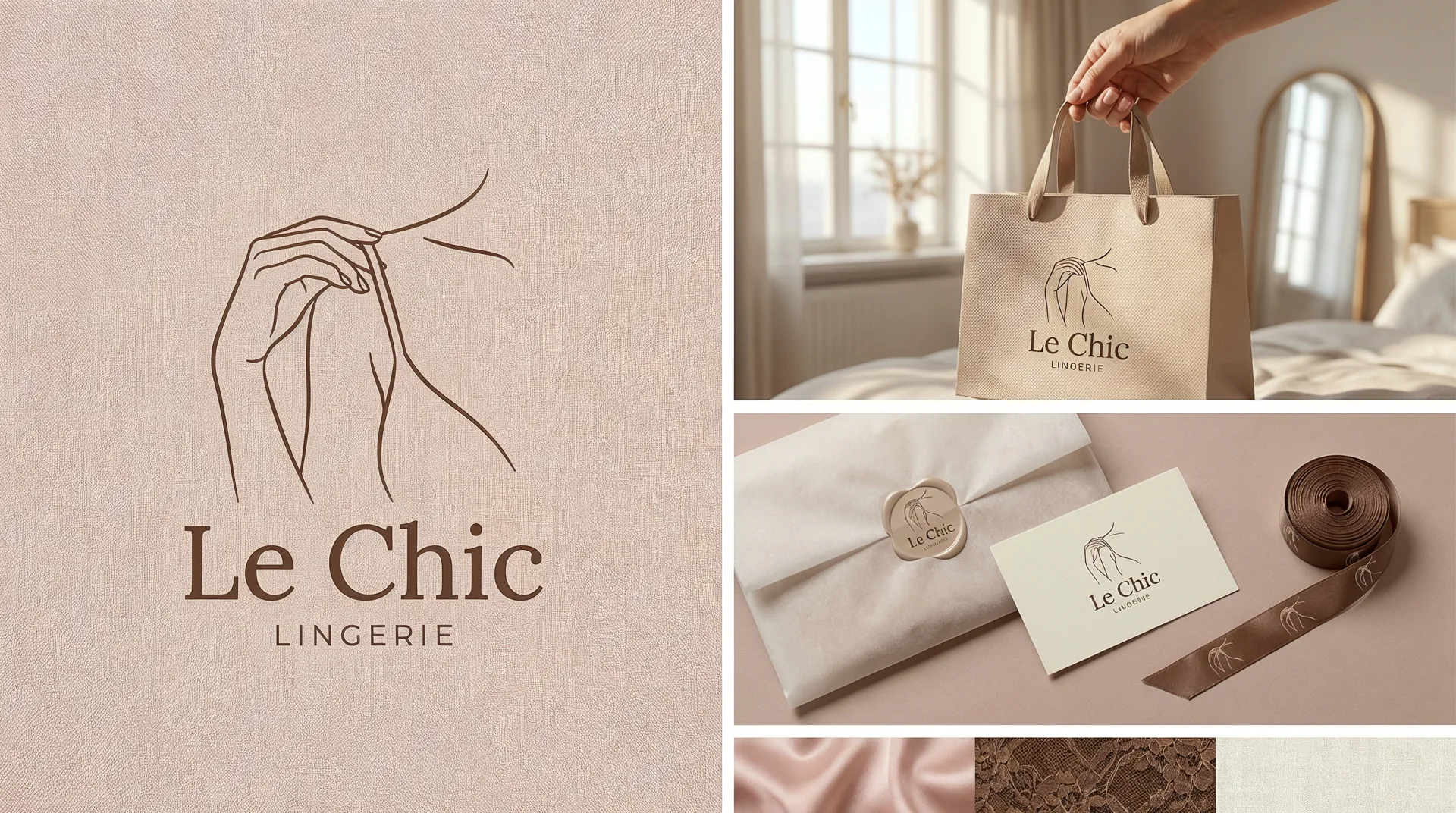 Le Chic: Marca e embalagem