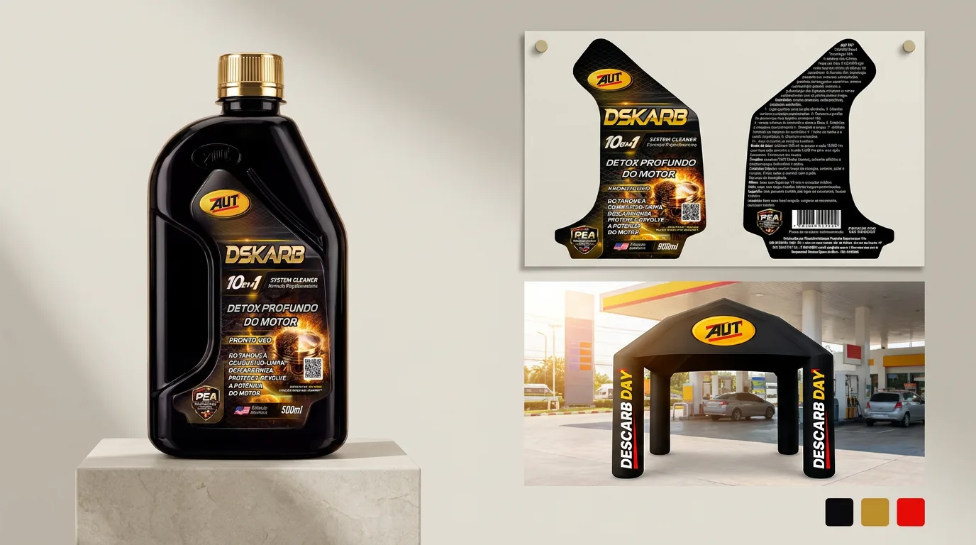 AUT: Dskarb, embalagem e evento
