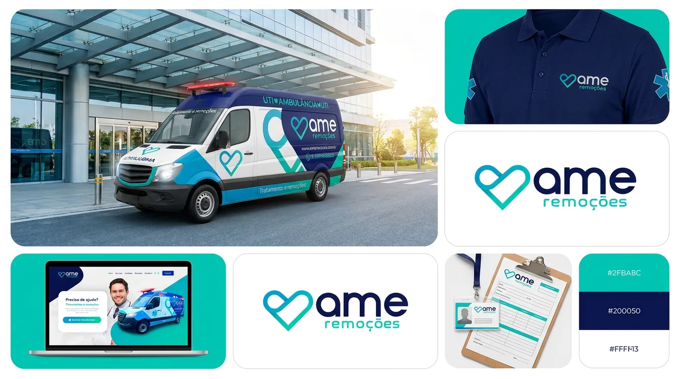 ame remoções: Branding