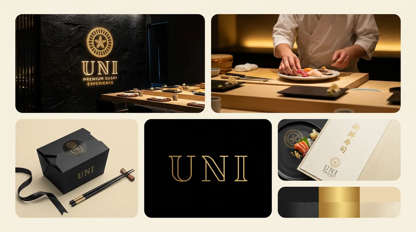 UNI Premium Sushi: Branding