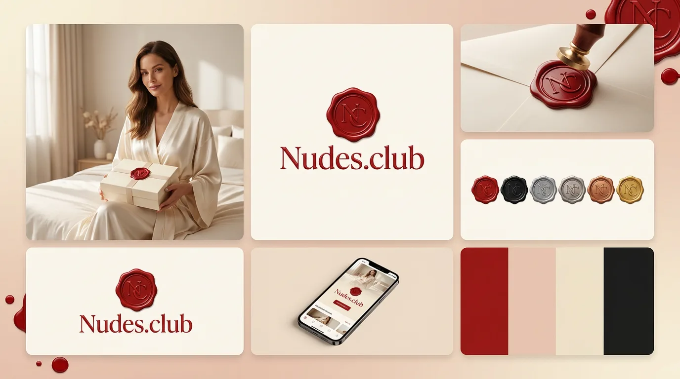 Nudes.club: Branding